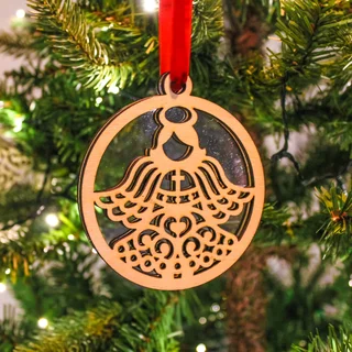 Angel handmade Christmas decoration