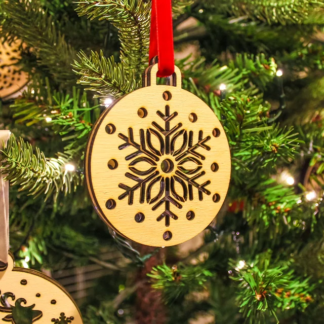 Ice Blizzard handmade Christmas decoration