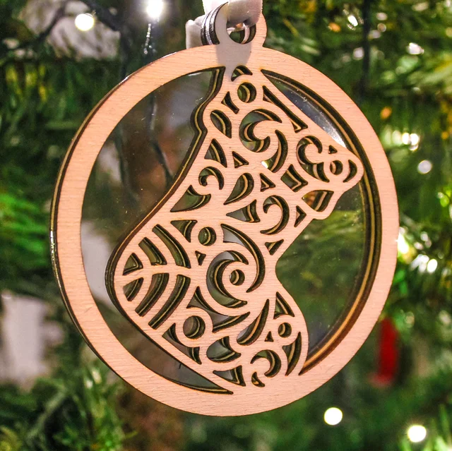 Stocking handmade Christmas decoration