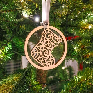Stocking handmade Christmas decoration