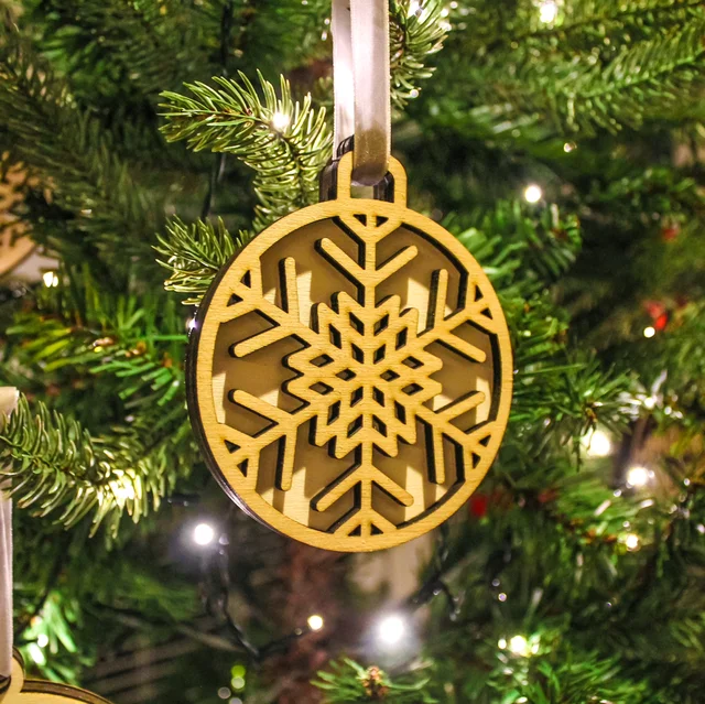 Super Snow Wood handmade Christmas decoration