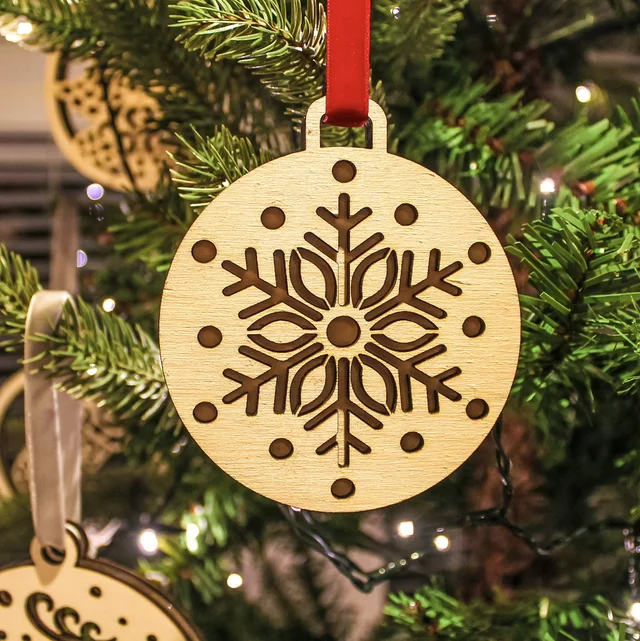 Woodland Blizzard handmade Christmas decoration